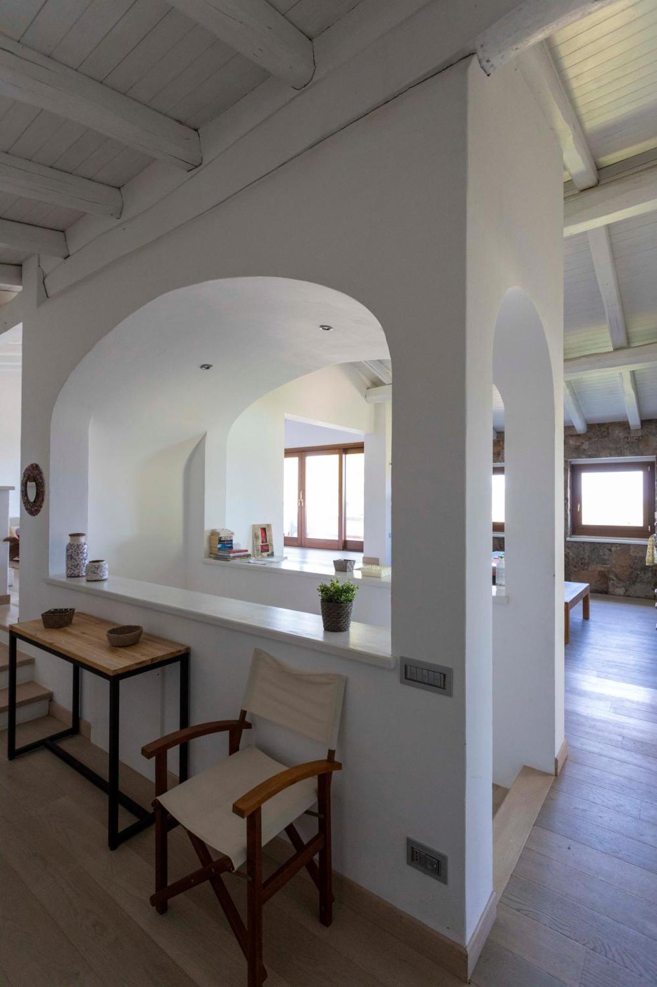 Villa Alba Esclusiva Villa Con Piscina A Sfioro E Vista Mozzafiato Sul Mare Куняна Екстериор снимка