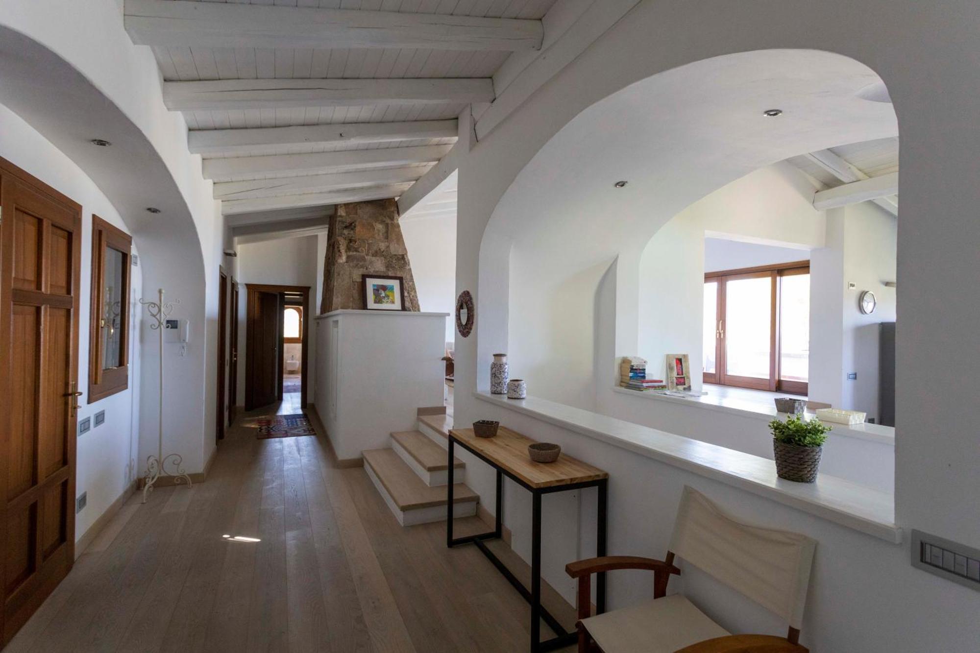 Villa Alba Esclusiva Villa Con Piscina A Sfioro E Vista Mozzafiato Sul Mare Куняна Екстериор снимка