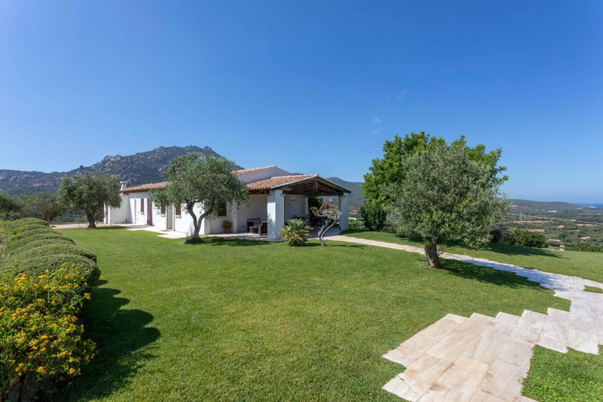 Villa Alba Esclusiva Villa Con Piscina A Sfioro E Vista Mozzafiato Sul Mare Куняна Екстериор снимка