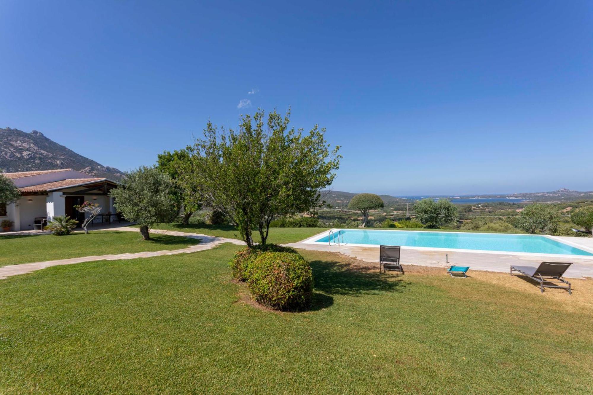 Villa Alba Esclusiva Villa Con Piscina A Sfioro E Vista Mozzafiato Sul Mare Куняна Екстериор снимка