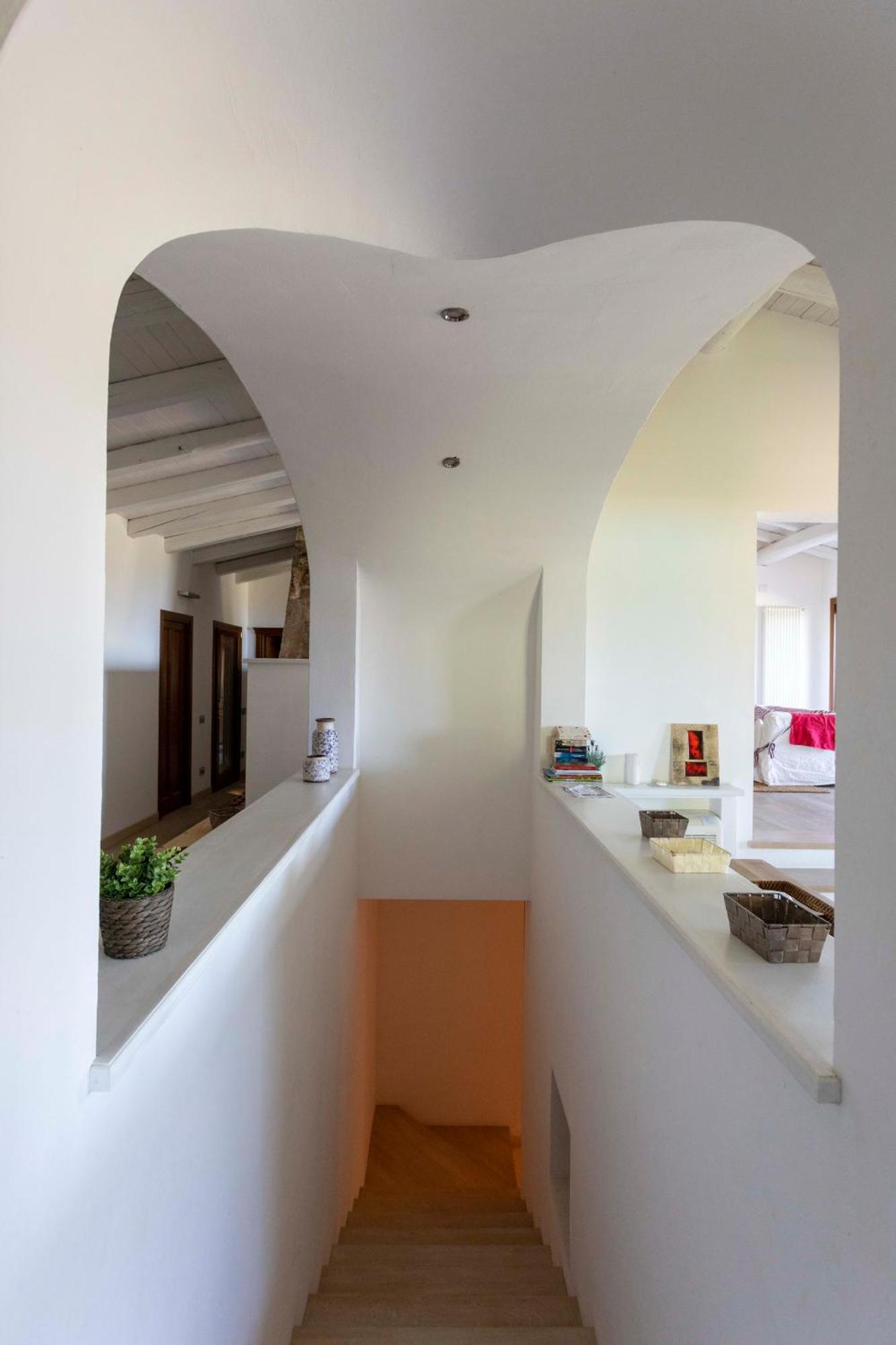 Villa Alba Esclusiva Villa Con Piscina A Sfioro E Vista Mozzafiato Sul Mare Куняна Екстериор снимка