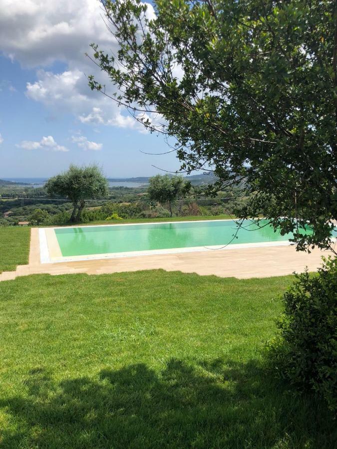 Villa Alba Esclusiva Villa Con Piscina A Sfioro E Vista Mozzafiato Sul Mare Куняна Екстериор снимка